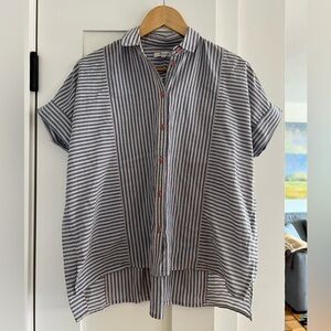 NWT! Madewell Striped Button Down Shirt